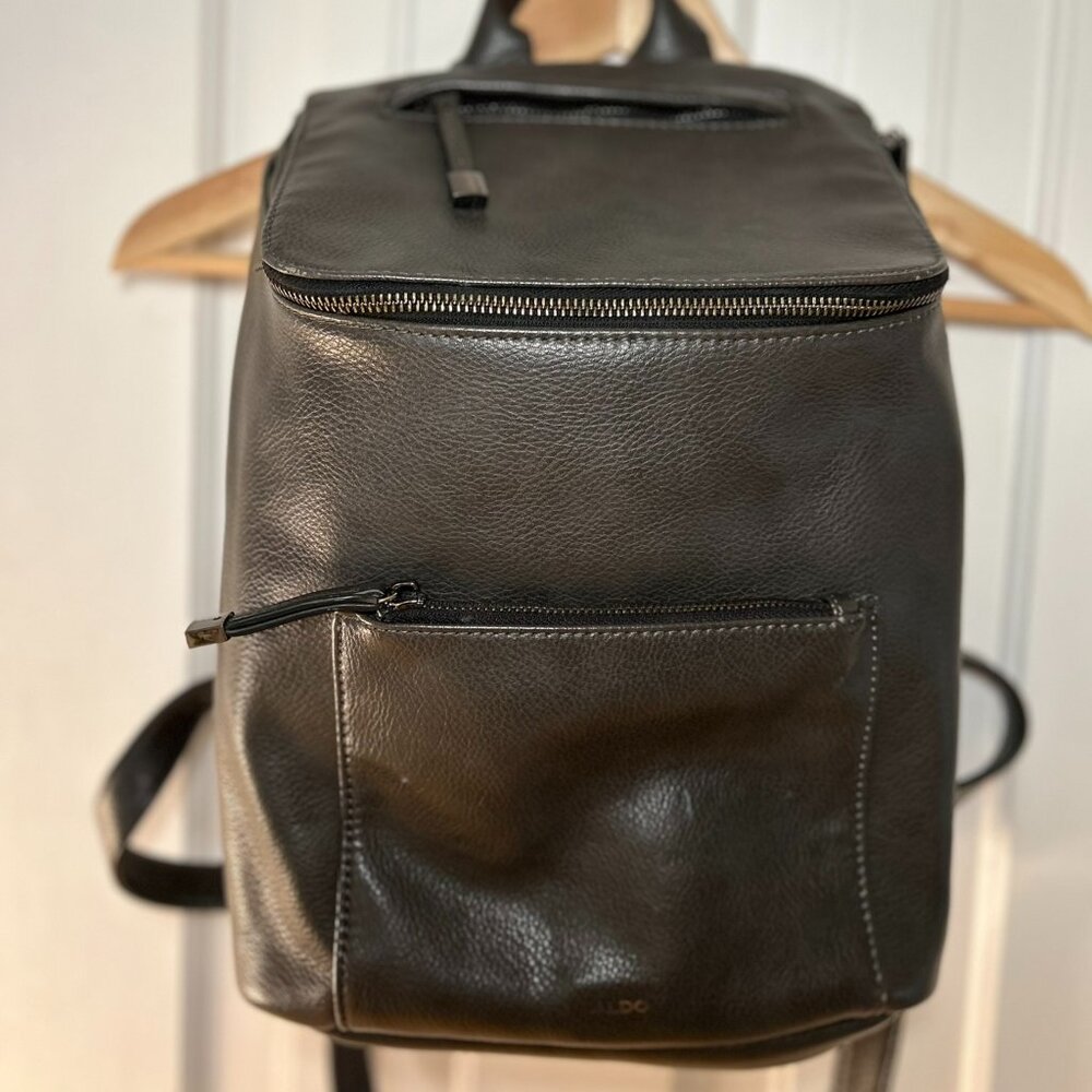 ALDO FAUX LEATHER BACKPACK